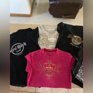 Hard Rock Cafe T-shirt bundle . 5 total T-shirt’s